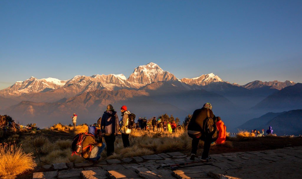 trekking in November in Nepal