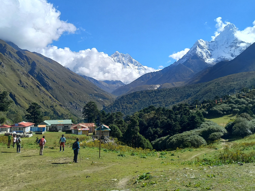 Everest Base Camp Trek in July, Tengbuche