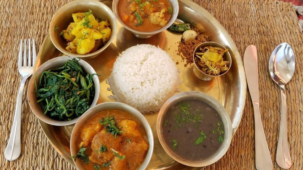 Vegan meals for traveller : Dalbhat