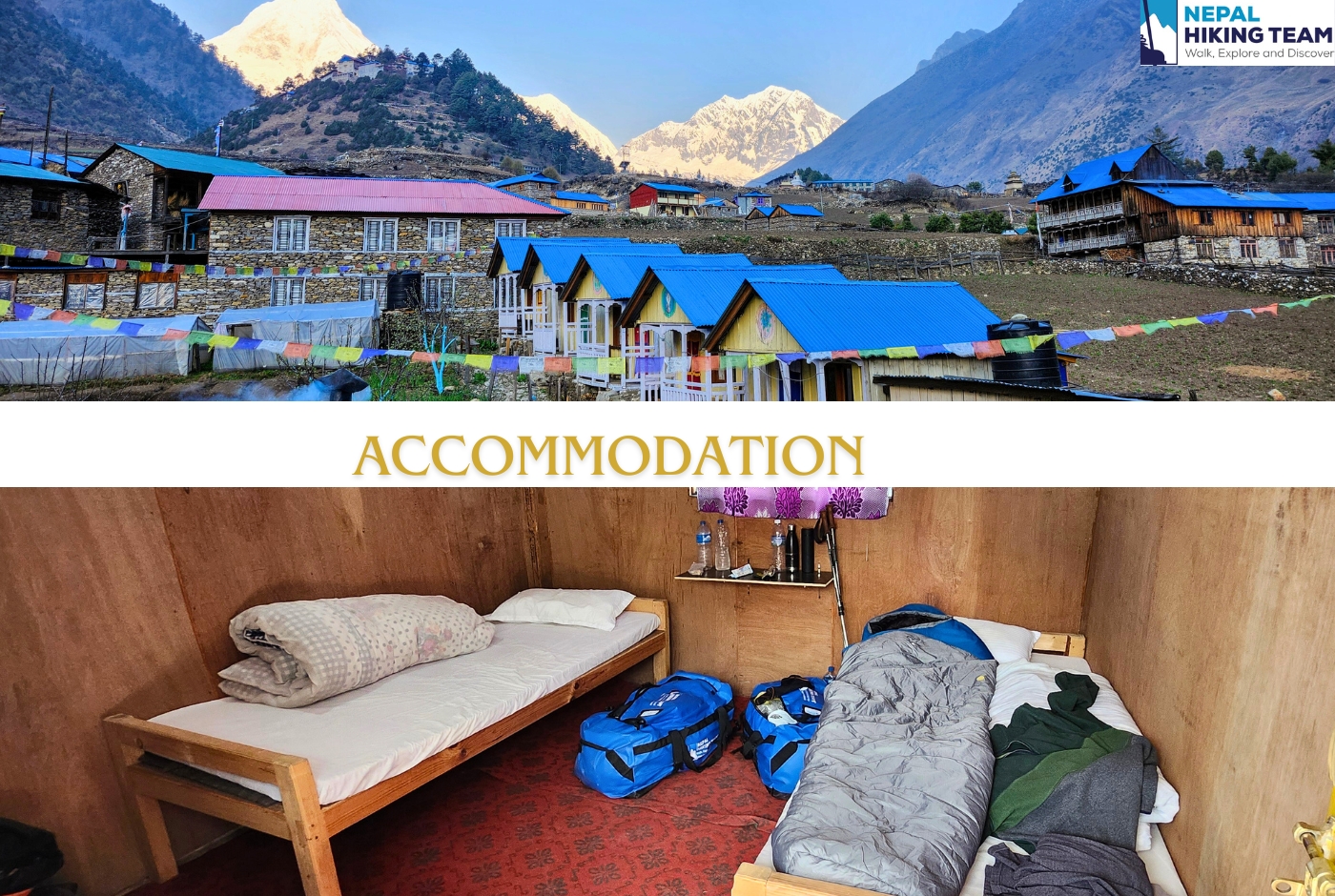 Accommodation  Comfortable and simple teahouses of Manaslu