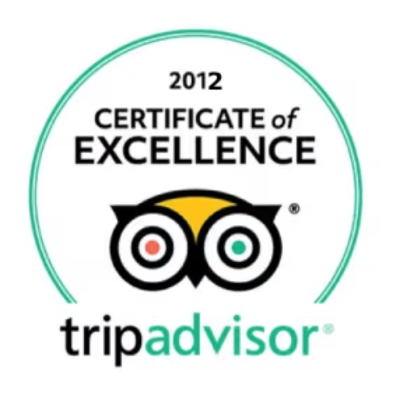 Nepal Hiking Team certificate of excellenece 2012 from TripAdvisor