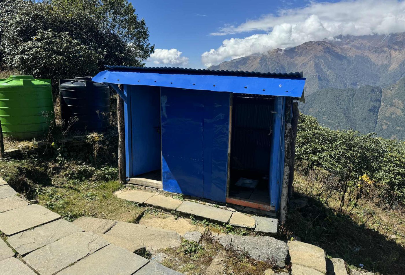 Restroom during mardi himal trek