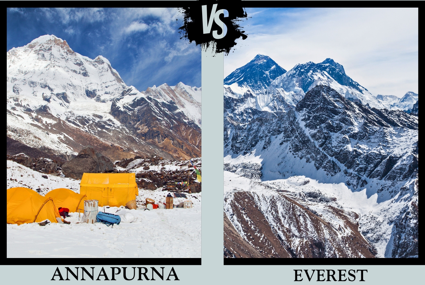 Mount Annapurna Vs Mount Everest