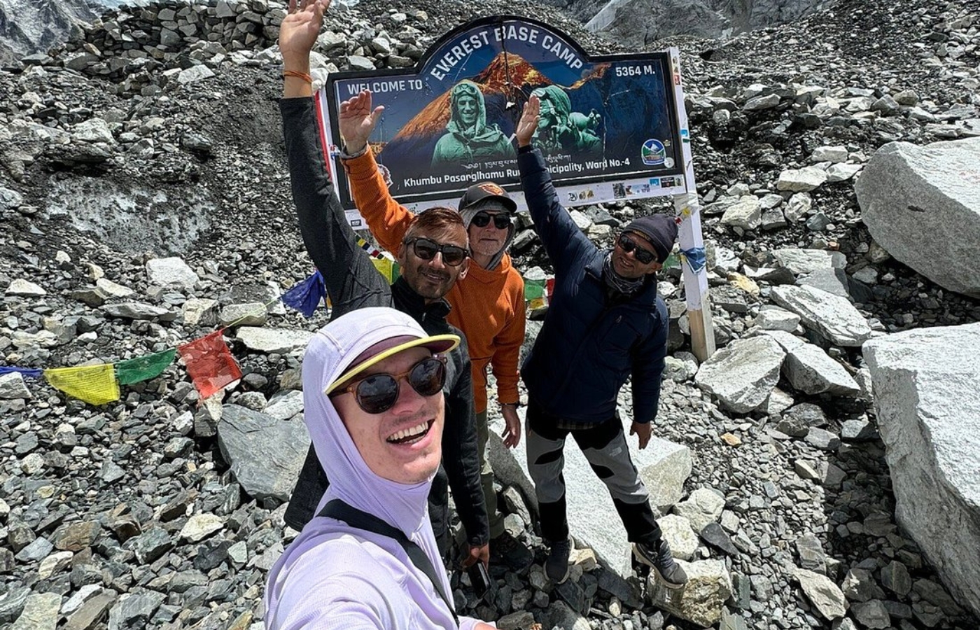 Forrest and his dad   Everest Base Camp Trek