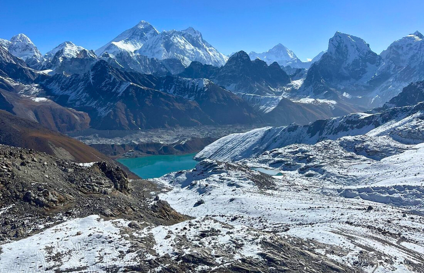 Mountain view from Gokyo Ri   Nepal Everest Trek