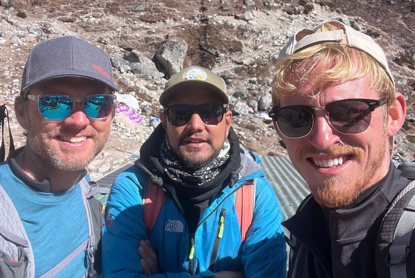 Guide Ramkrishna with us to Everest Base Camp