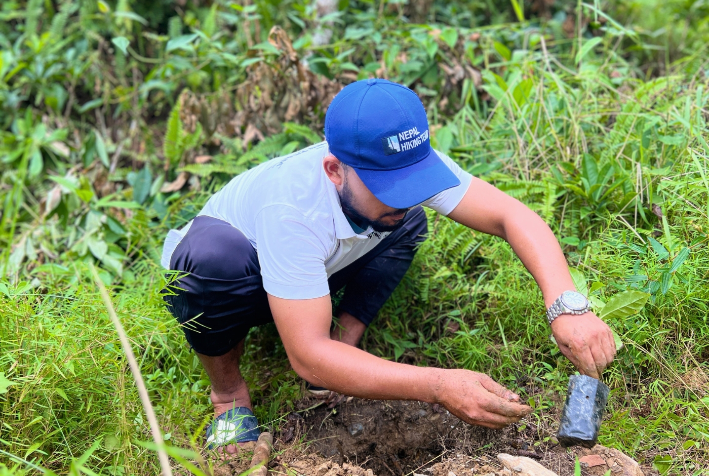 Tree Plantation By Nepal Hiking Team