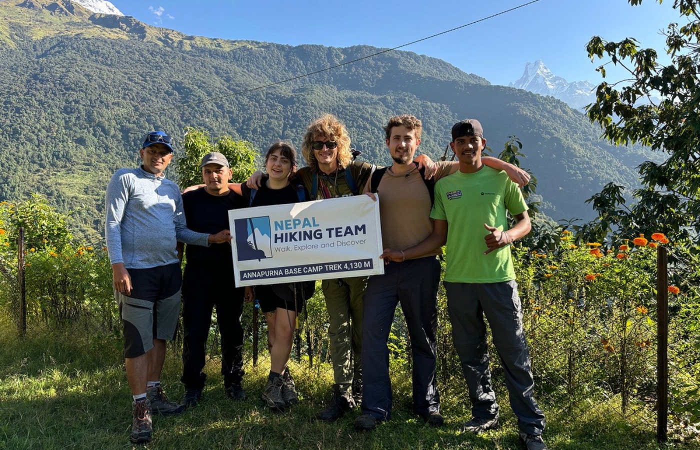 Team yubraj   Annapurna Base Camp Trek in Nepal