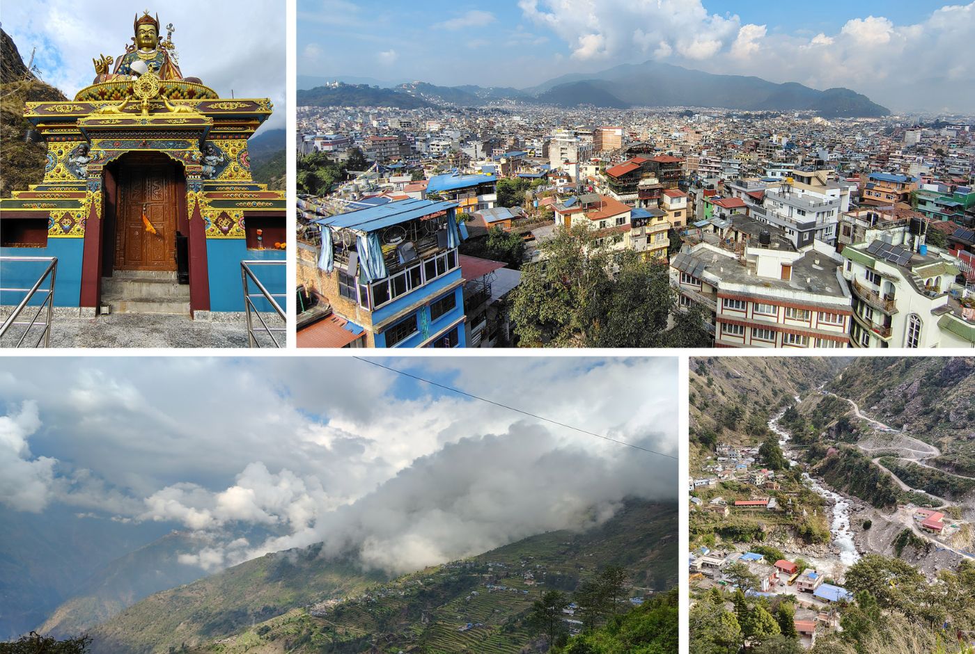 Langtang Trek collage