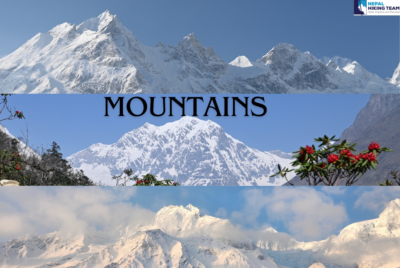 Beautiful Mountain view of diffrenet mountians from Manaslu