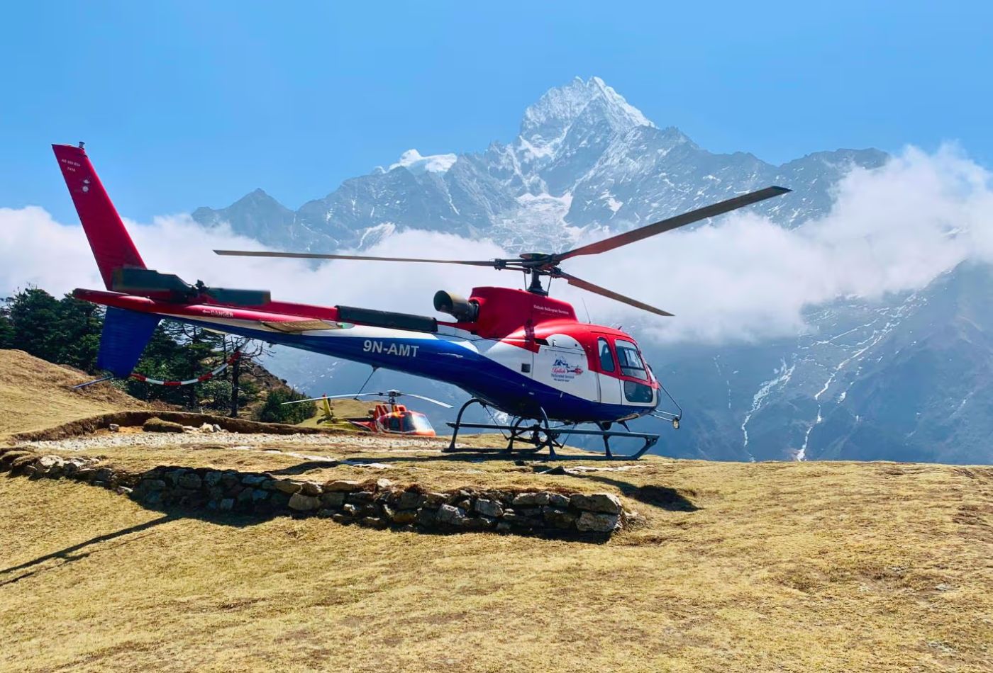 Helicopter Evaucation For Mardi Himal Trek