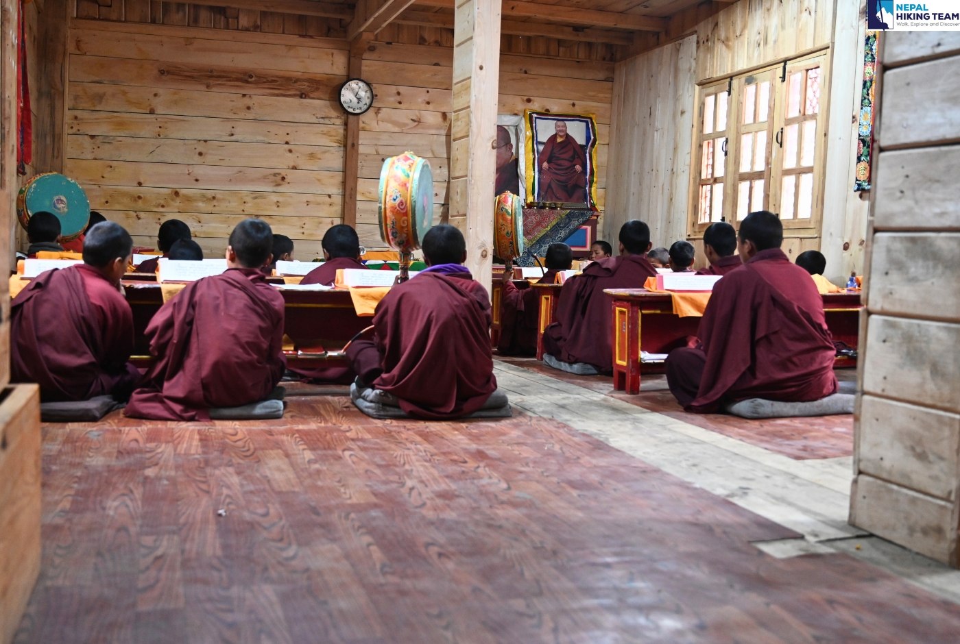 Lama  Buddhists people of Manaslu Region