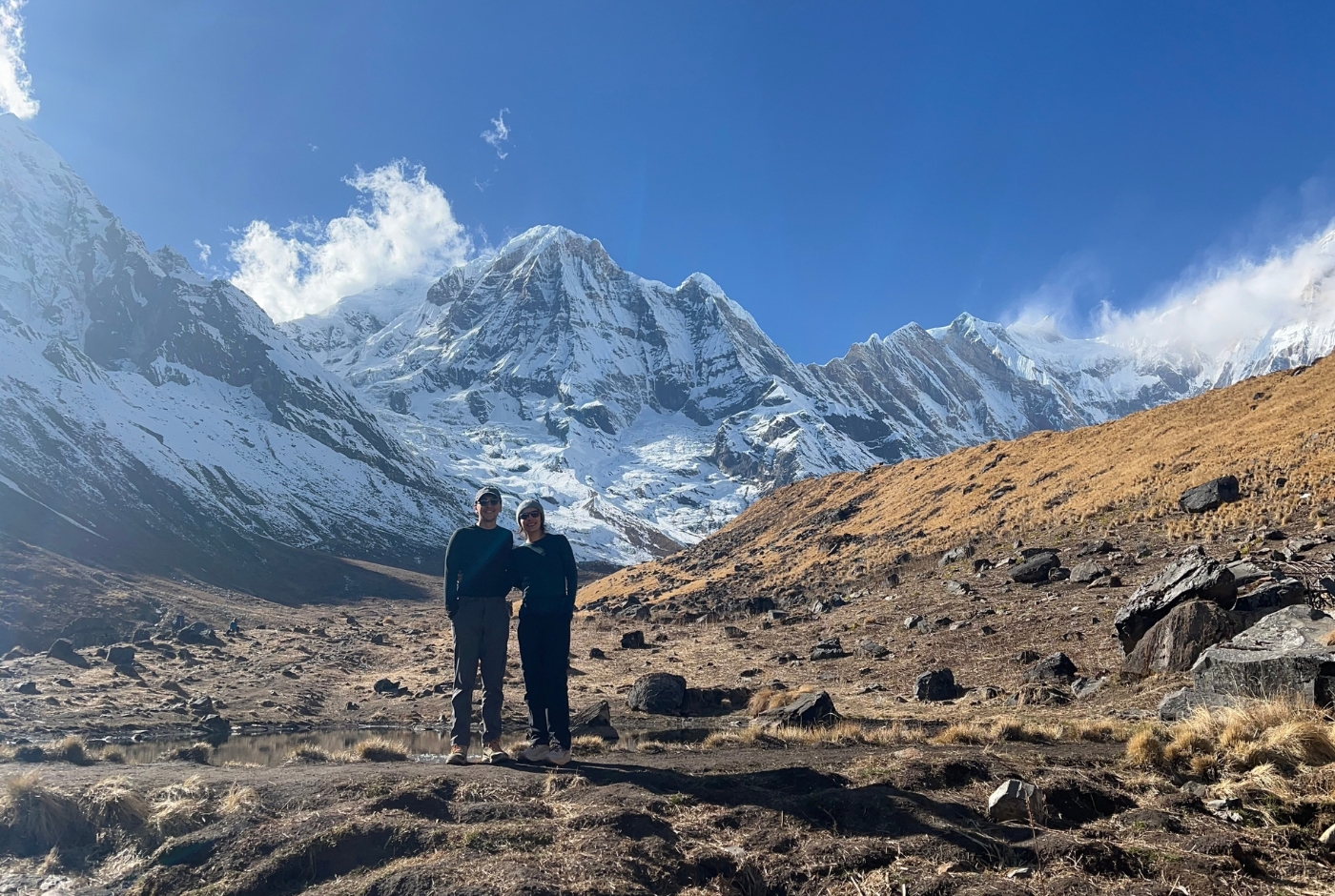 Annapurna trekking route in Nepal