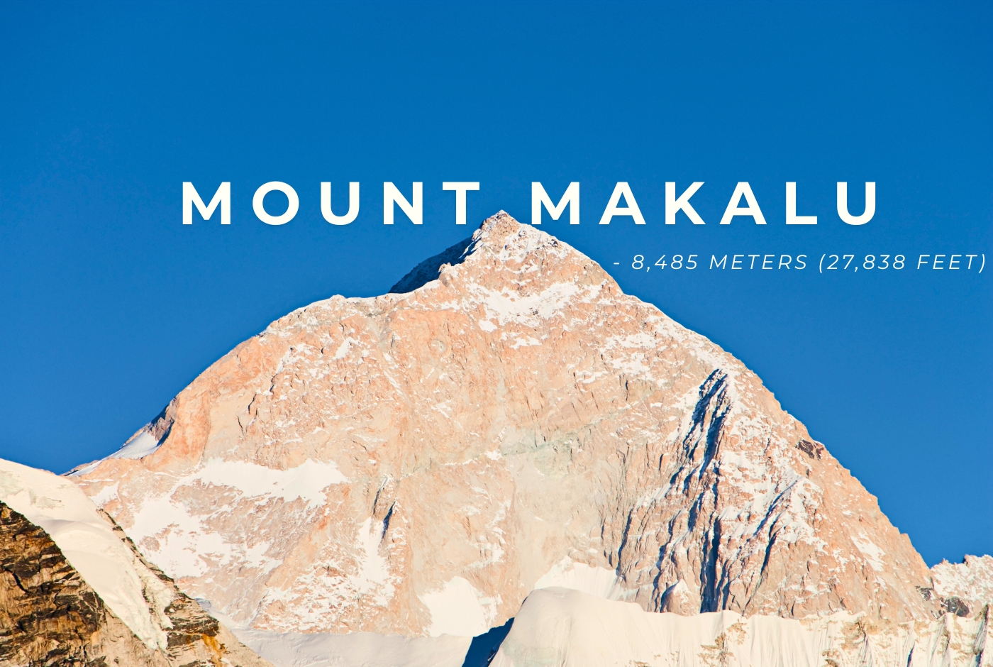Mount Makalu Height
