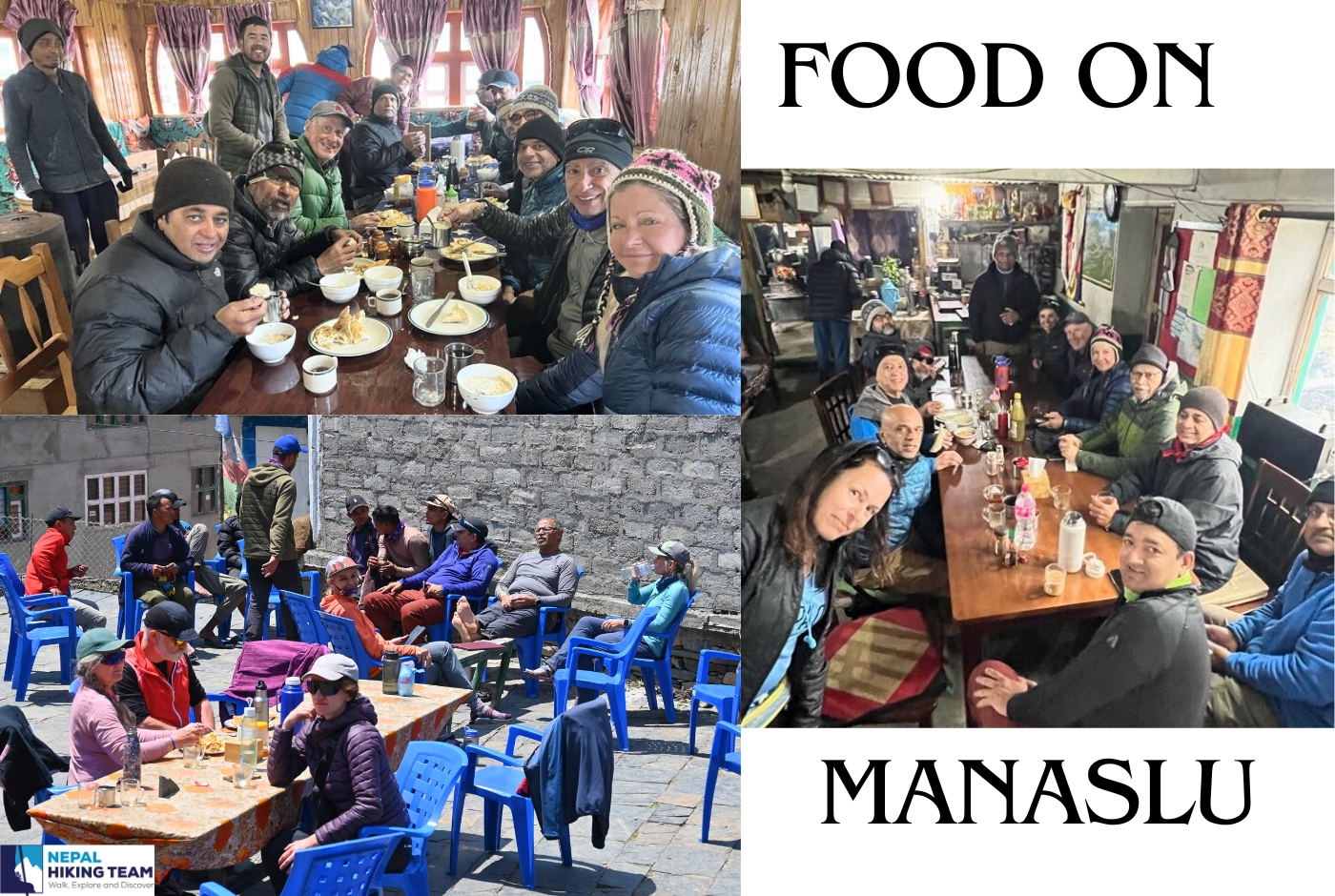 Different variety of foods  What kind of Food in Manaslu