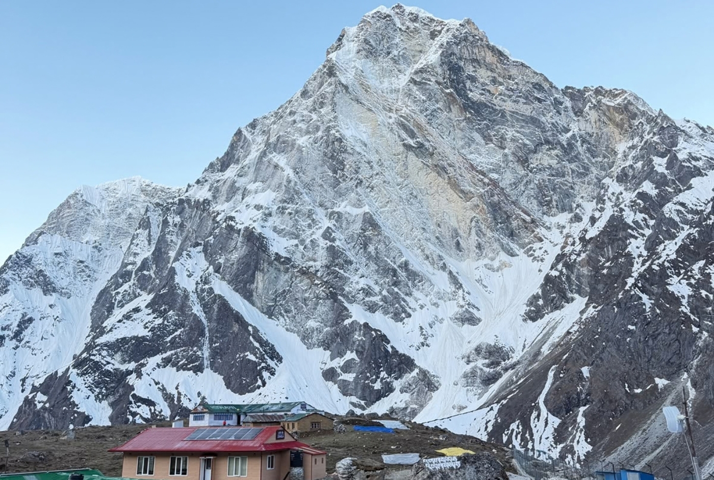 Trekking route in Nepal during the autumn and winter seasons
