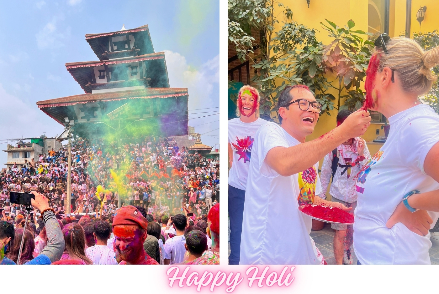 Holi celebrated by Nepal Hiking Team