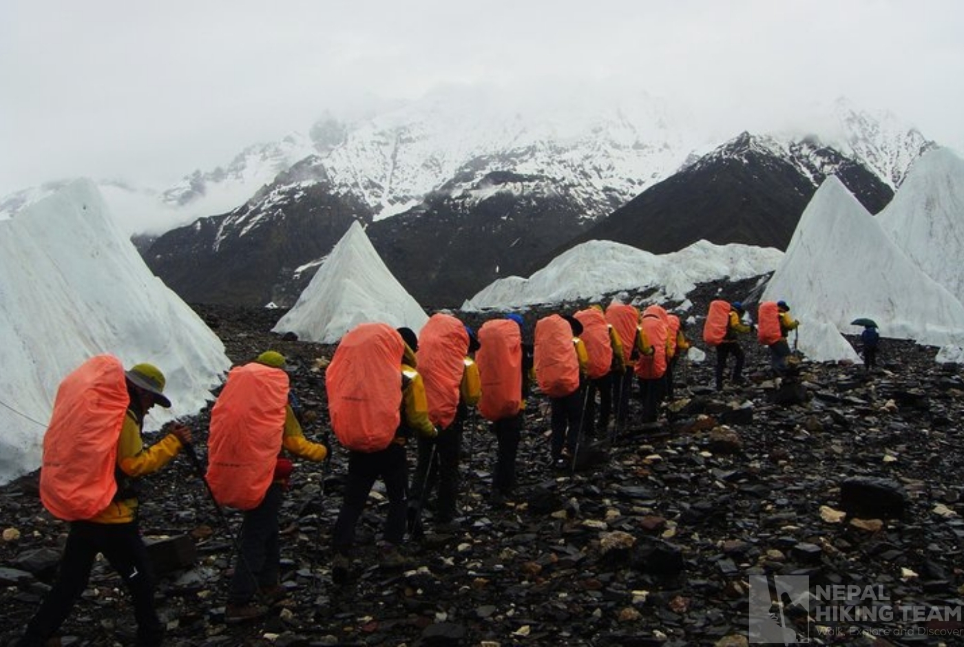 Mount K2 Base Camp of K2 Peak