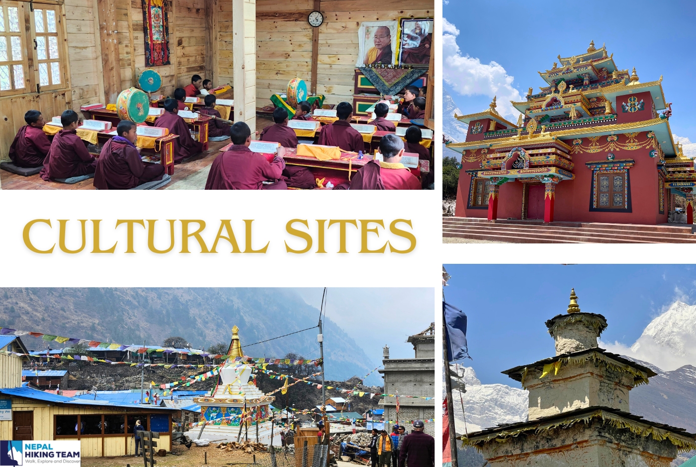 Cultural Sites of Manaslu  Buddhist, stupa,  gumba