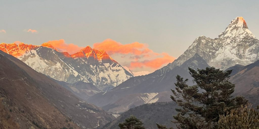 Winter in Nepal Himalayas