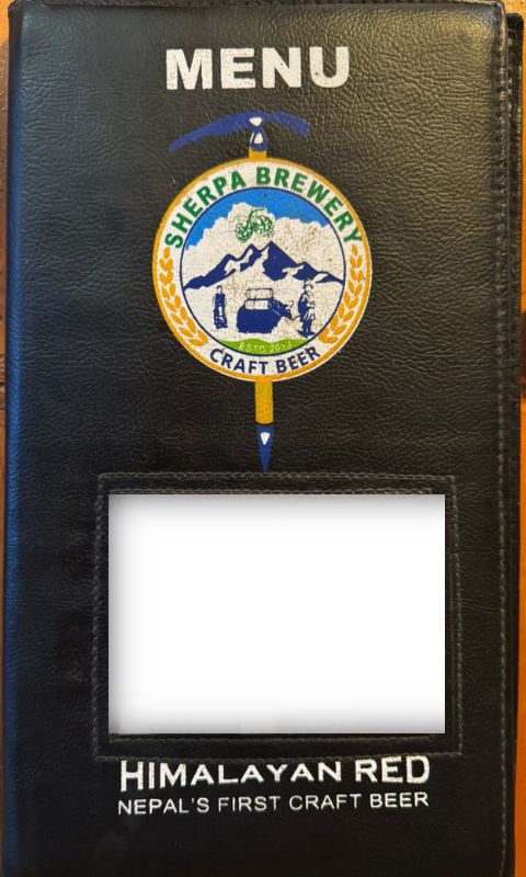 Food menu with real prices at Phakding during Everest Base Camp Trek