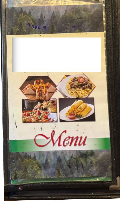 Food menu with real prices at Phakding during Everest Base Camp Trek