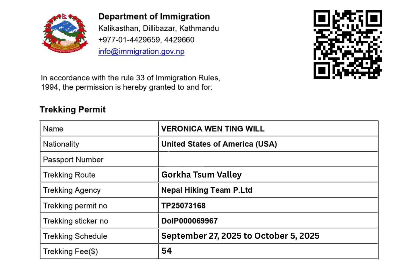 Tsum Valley Restricted Area Permit for Manaslu Circuit Trek add-on