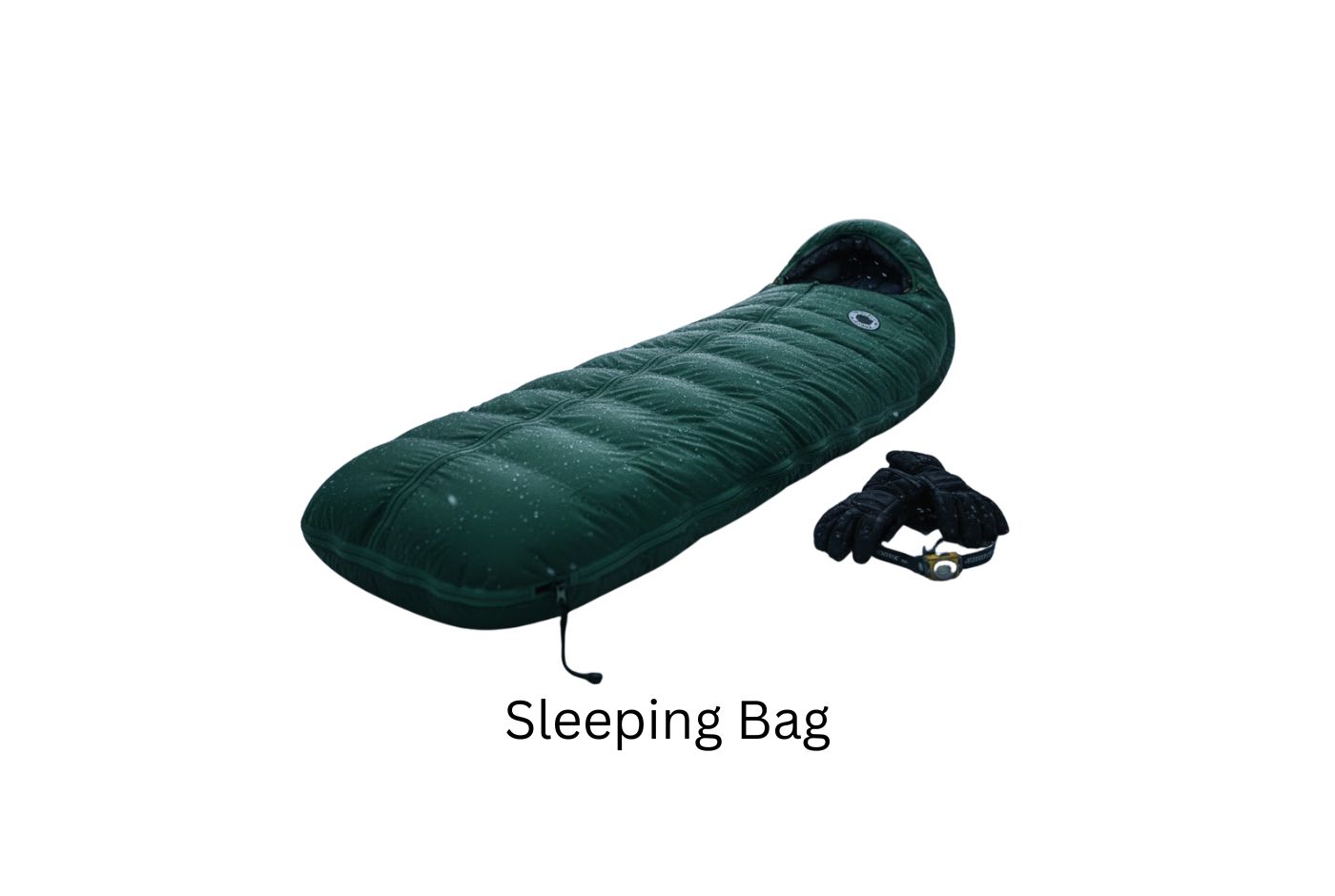 Mummy Style sleeping bag rated for cold conditions, a essential gear for cold nights at high Altitude teahouses on the Manaslu Circuit Trek
